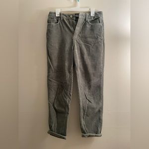 Urban Outfitters BDG Mom High Rise Corduroy Pants Green